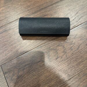 Prada Textured Black Eyewear Case